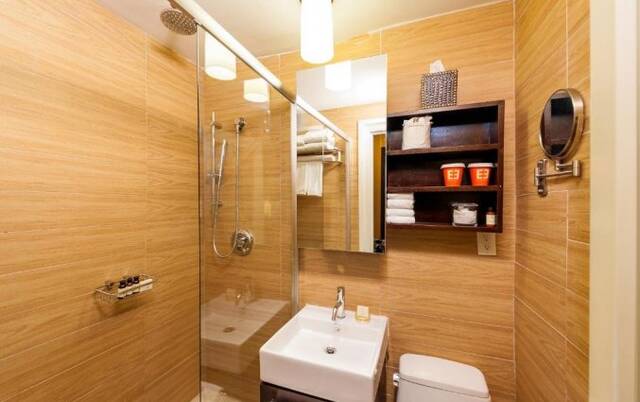 Badkamer van hotel The Empire in Manhattan New York